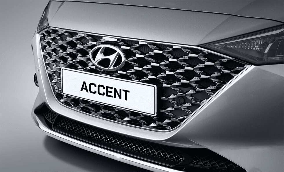 Hyundai Accent Lưới tản nhiệt tinh tế đầy sang trọng