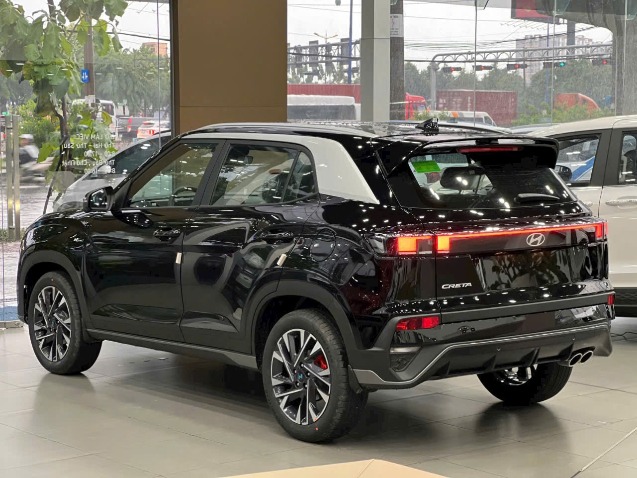 Hyundai Creta N Line 2026 màu Đen đuôi xe