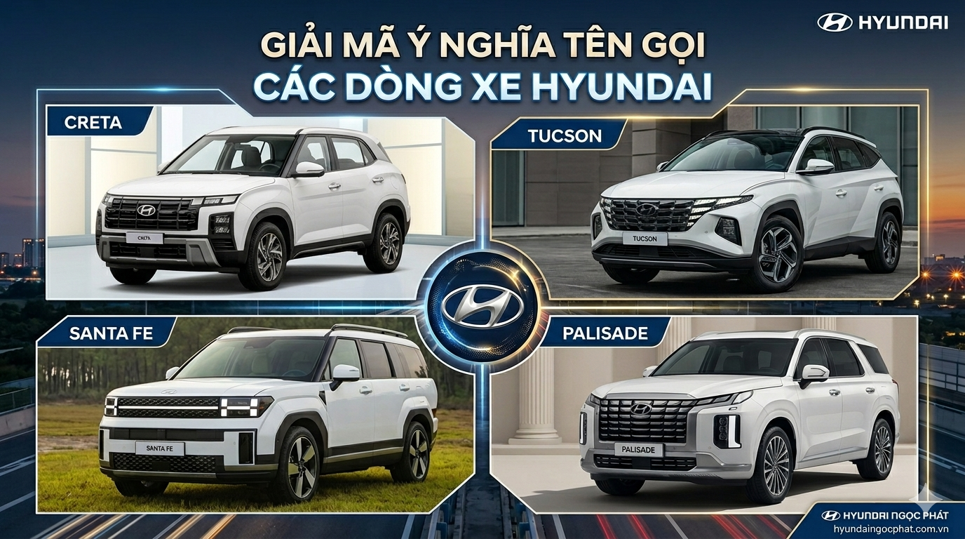 Ý nghĩa tên gọi các dòng xe Hyundai