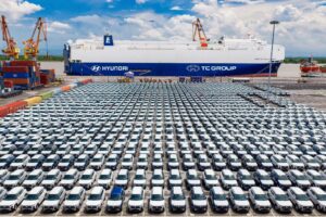 Hyundai xuất khẩu xe