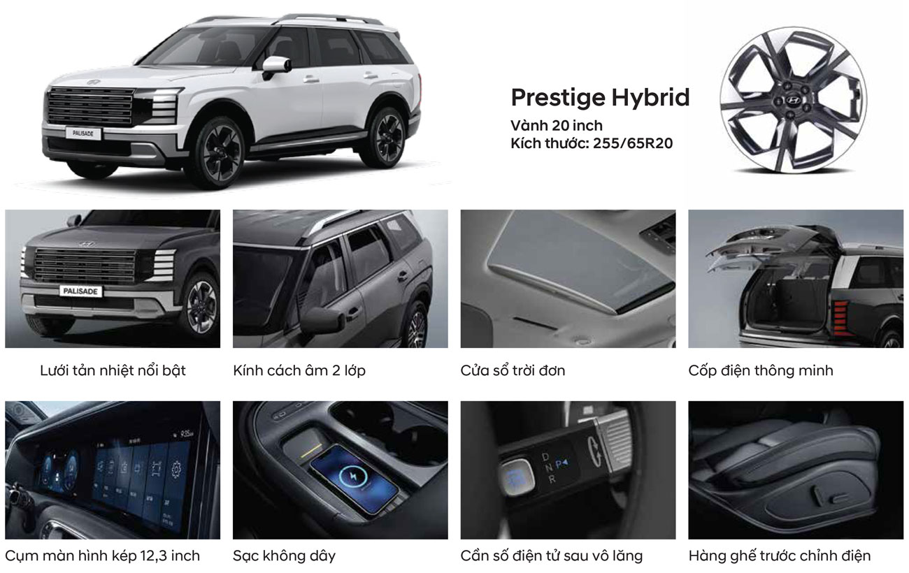 Hyundai Palisade Prestige Hybrid (8 chỗ)