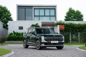 Thiết kế ngoại thất Hyundai Palisade Hybrid đầu xe